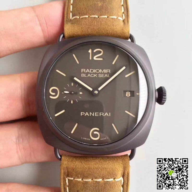 Best Replica Panerai Replica Radiomir PAM505 VS Factory 1:1 Best Edition Swiss ETA P9000 Superlumed Gray Dial - Colareps