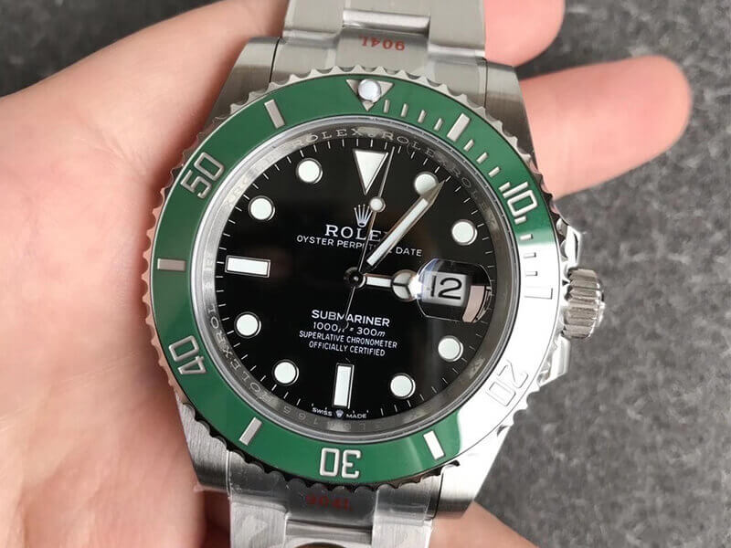 Best Replica Rolex Submariner Replica Date 41mm 126610LV 1:1 Best Edition NOOB Factory Green Bezel - Colareps