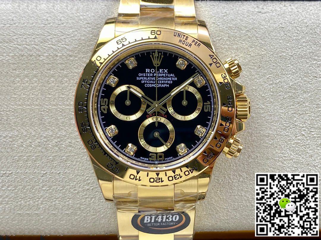 Best Replica Replica Rolex Daytona M116508-0016 1:1 Best Edition BT Factory Black Dial - Colareps