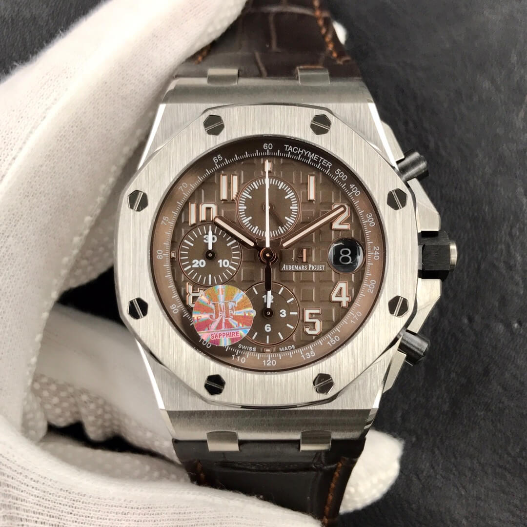 Best Replica Replica Audemars Piguet Royal Oak Offshore 26470ST.OO.A820CR.01 1:1 Best Edition JF Factory Brown Dial - Colareps