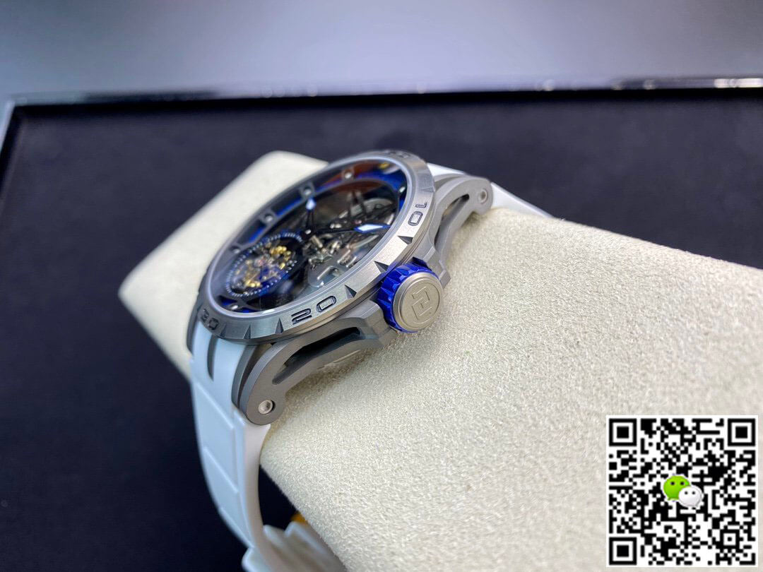 Best Replica Replica Roger Dubuis Excalibur RDDBEX0479 1:1 Best Edition BBR Factory Tourbillon Rubber Strap - Colareps