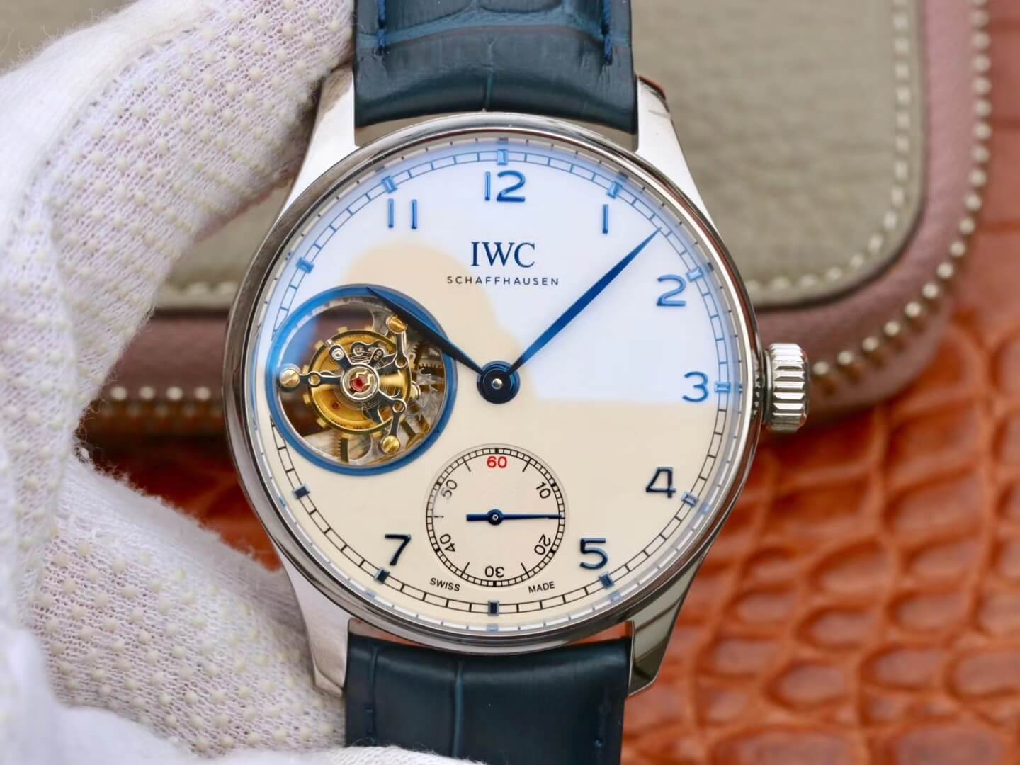 Best Replica Replica IWC Portuguese Tourbillon 1:1 Best Edition ZF Factory Stainless Steel - Colareps