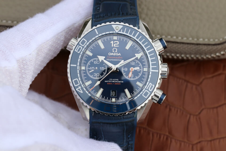 Best Replica Replica Omega Seamaster Ocean Planet 600M 215.33.46.51.03.001 1:1 Best Edition OM Factory Blue Bezel - Colareps