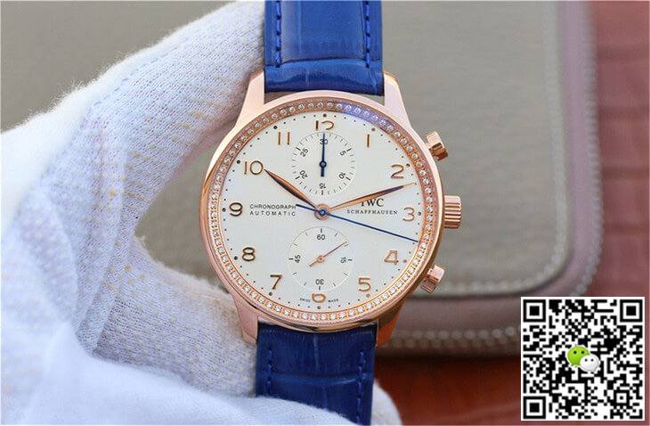 Best Replica Replica IWC Portuguese ZF Factory 1:1 Best Edition Blue Strap - Colareps