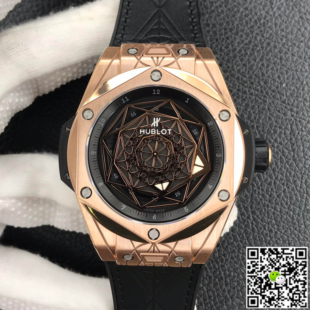 Best Replica Replica Hublot Big Bang 415.OX.1118.VR.MXM17 1:1 Best Edition WWF Factory Gold Dial - Colareps