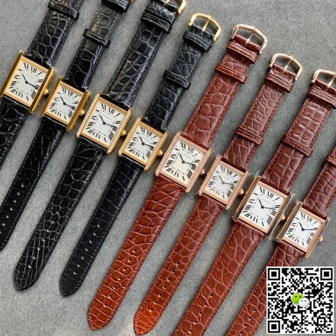 Best Replica Replica Cartier Tank 1:1 Best Edition K11 Factory V2 Yellow Gold White Dial - Colareps