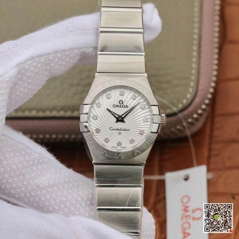 Best Replica Replica Omega Constellation Quartz Ladies 123.10.27.60.55.001 TW Factory 1:1 Best Edition Swiss Eta Quartz 1376 - Colareps