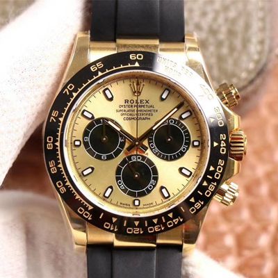 Best Replica Rolex Daytona Replica M116518LN-0048 1:1 Best Edition Noob Factory Champagne Dial Swiss ETA4130 - Colareps