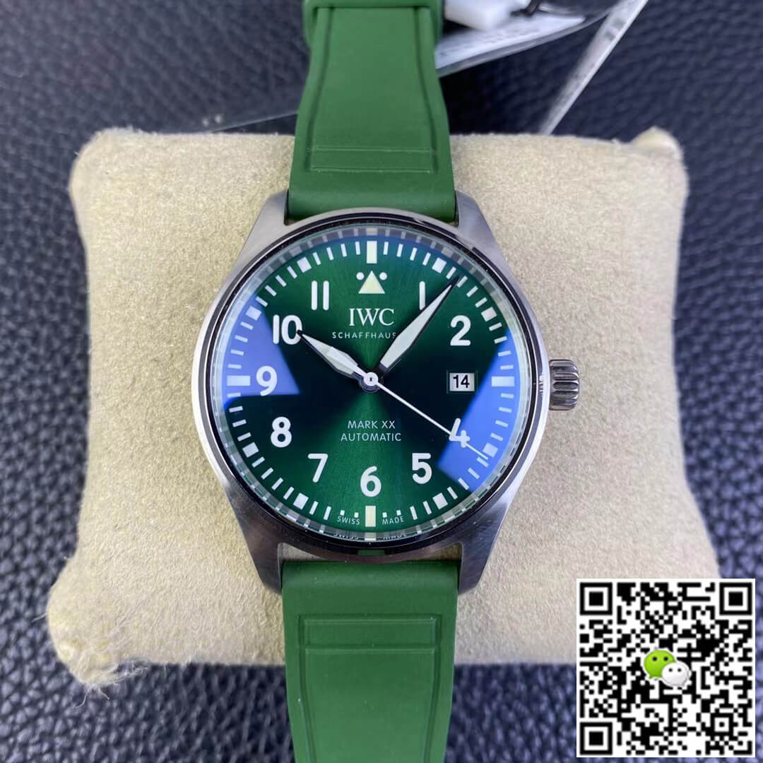 Best Replica Replica IWC Pilot IW328205 1:1 Best Edition M+ Factory Green Dial - Colareps