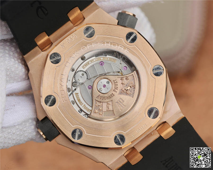 Best Replica Replica Audemars Piguet Royal Oak Offshore 15710 1:1 Best Edition JF Factory V8 Rose Gold - Colareps