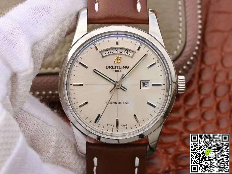 Best Replica Breitling Replica Transocean Day   Date A4531012/G751/437X/A20BA.1 1:1 Best Edition Swiss ETA2836 White Dial - Colareps