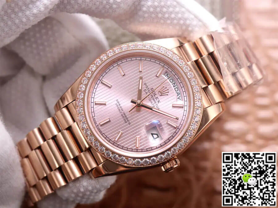 Best Replica Replica Rolex Day Date M228345RBR-0010 1:1 Best Edition EW Factory Rose Gold - Colareps