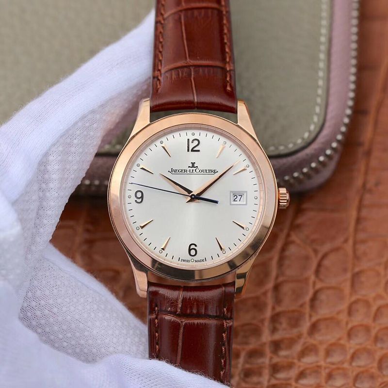 Best Replica Replica Jaeger LeCoultre Master Control Date Q1542520 18K Rosegold Case ZF Factory 1:1 Best Edition Swiss ETA9015 White Dial - Colareps