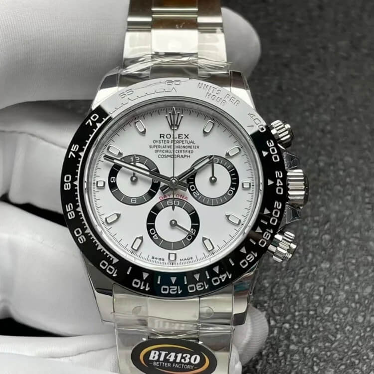 Best Replica Replica Rolex Daytona M116500LN-0001 1:1 Best Edition BT Factory White Dial - Colareps
