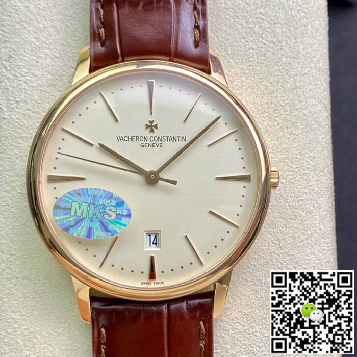 Best Replica Vacheron Constantin Replica Patrimony 85180/000J-9231 1:1 Best Edition MKS Factory Silvery White Dial - Colareps