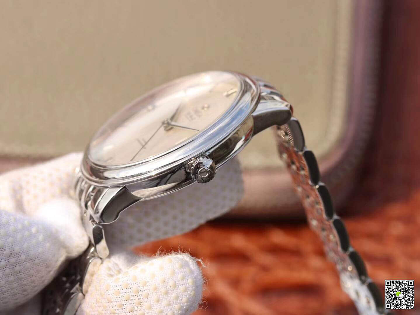 Best Replica Replica Omega De Ville Prestige 424.10.40.20.02.003 MKS Factory Mechanical Watches 1:1 Best Edition Swiss ETA9015 White Dial - Colareps
