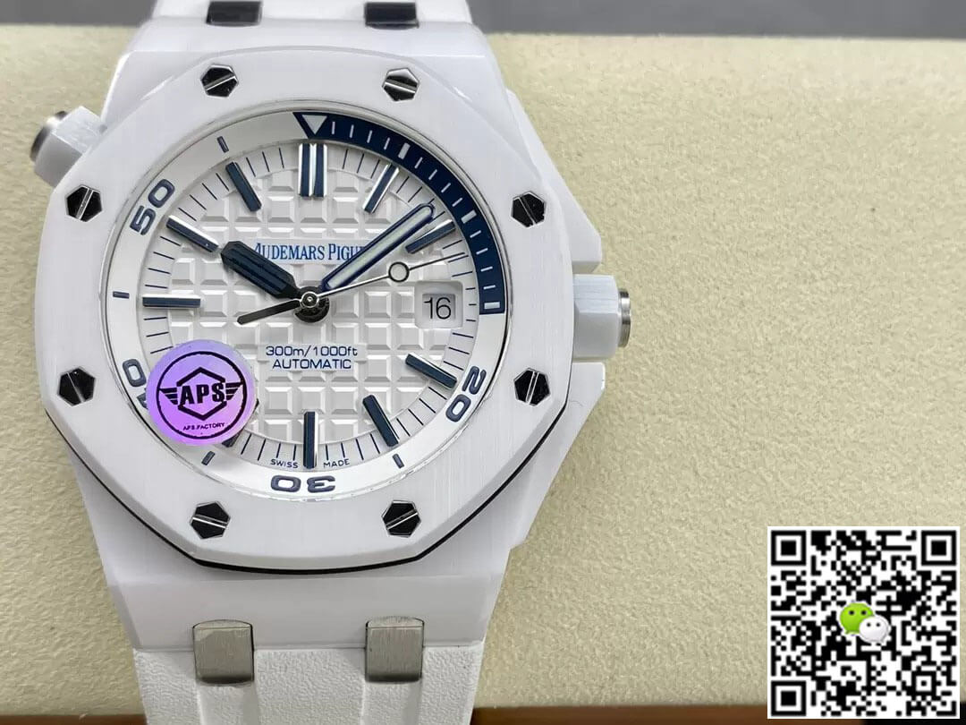 Best Replica Replica Audemars Piguet Royal Oak Offshore 15707CB.OO.A010CA.01 1:1 Best Edition APS Factory White Dial - Colareps