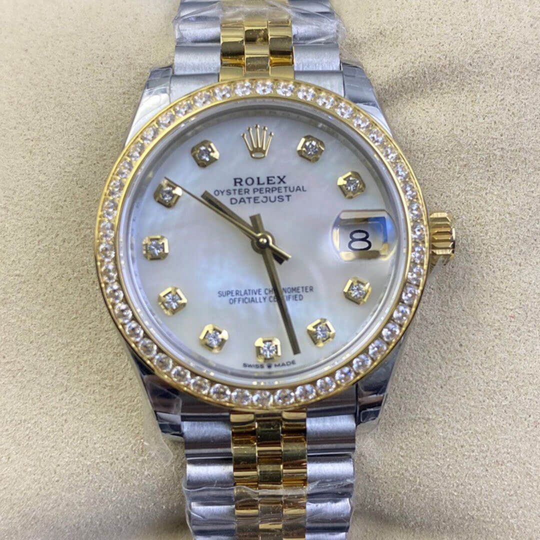Best Replica Replica Rolex Datejust M278383RBR-0028 31MM 1:1 Best Edition EW Factory Yellow Gold - Colareps