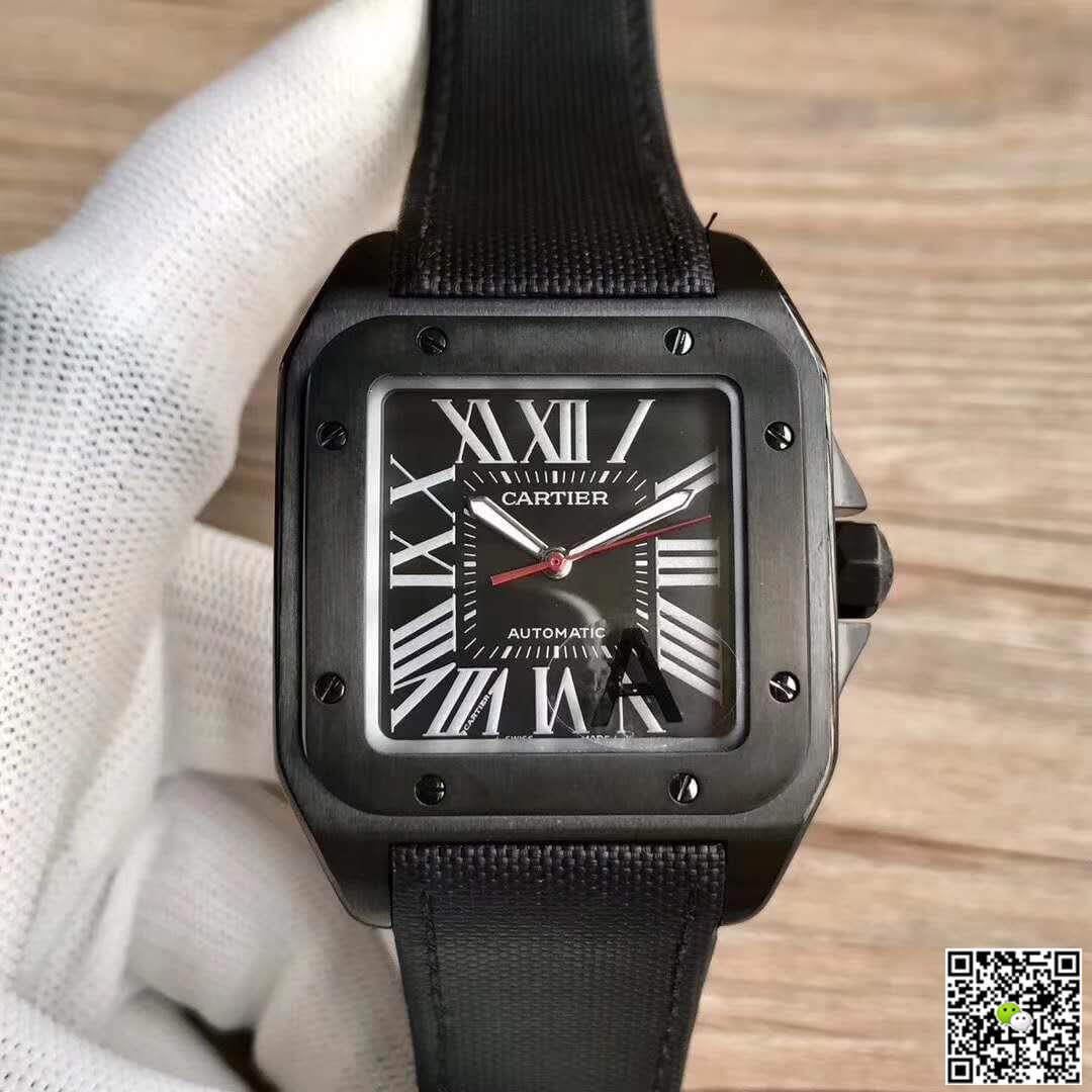 Best Replica Cartier Watch Rep De Santos 100 WSSA0006 V6 - Colareps