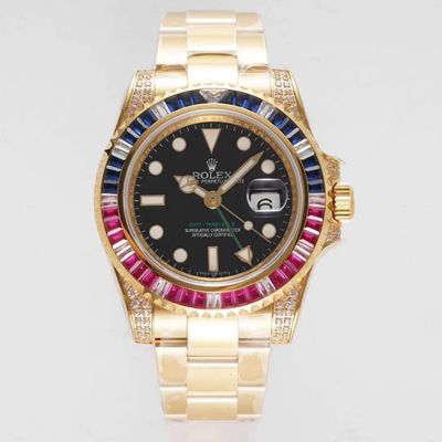 Best Replica Replica Rolex GMT Master II 116758 SAru-78208 1:1 Best Edition ROF Factory Black Dial Swiss ETA2836 - Colareps