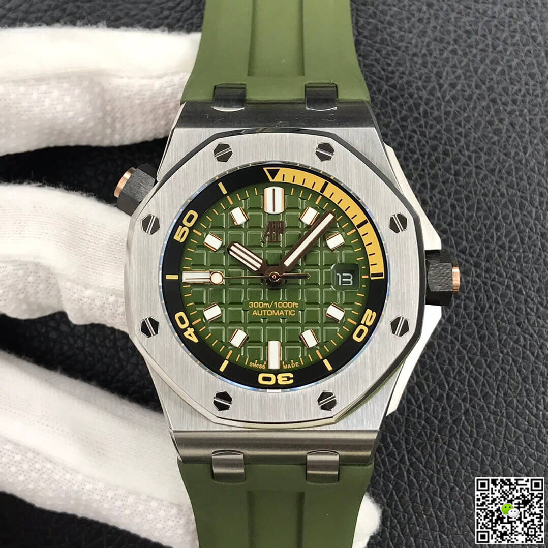 Best Replica Replica Audemars Piguet Royal Oak Offshore 15720ST.OO.A052CA.01 1:1 Best Edition BF Factory Army Green Dial - Colareps