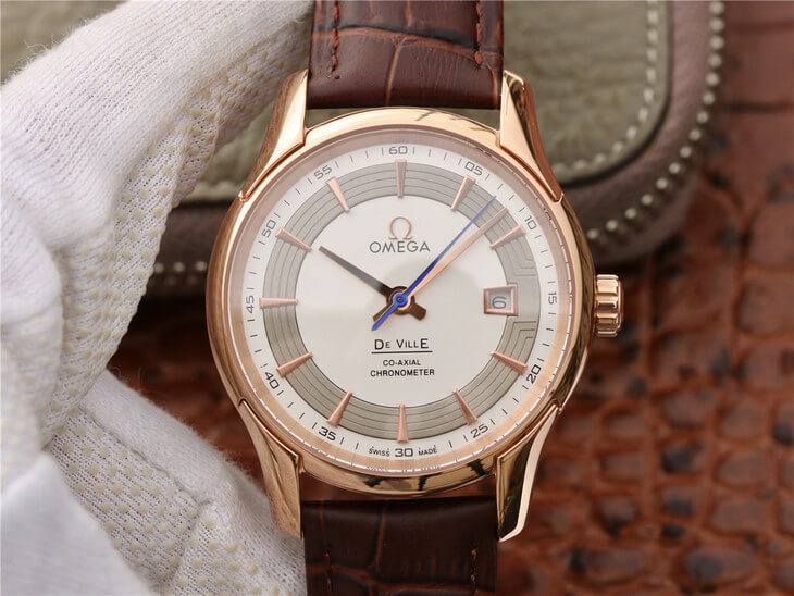 Best Replica Replica Omega De Ville 431.63.41.21.02.001 1:1 Best Edition VS Factory Red Gold - Colareps