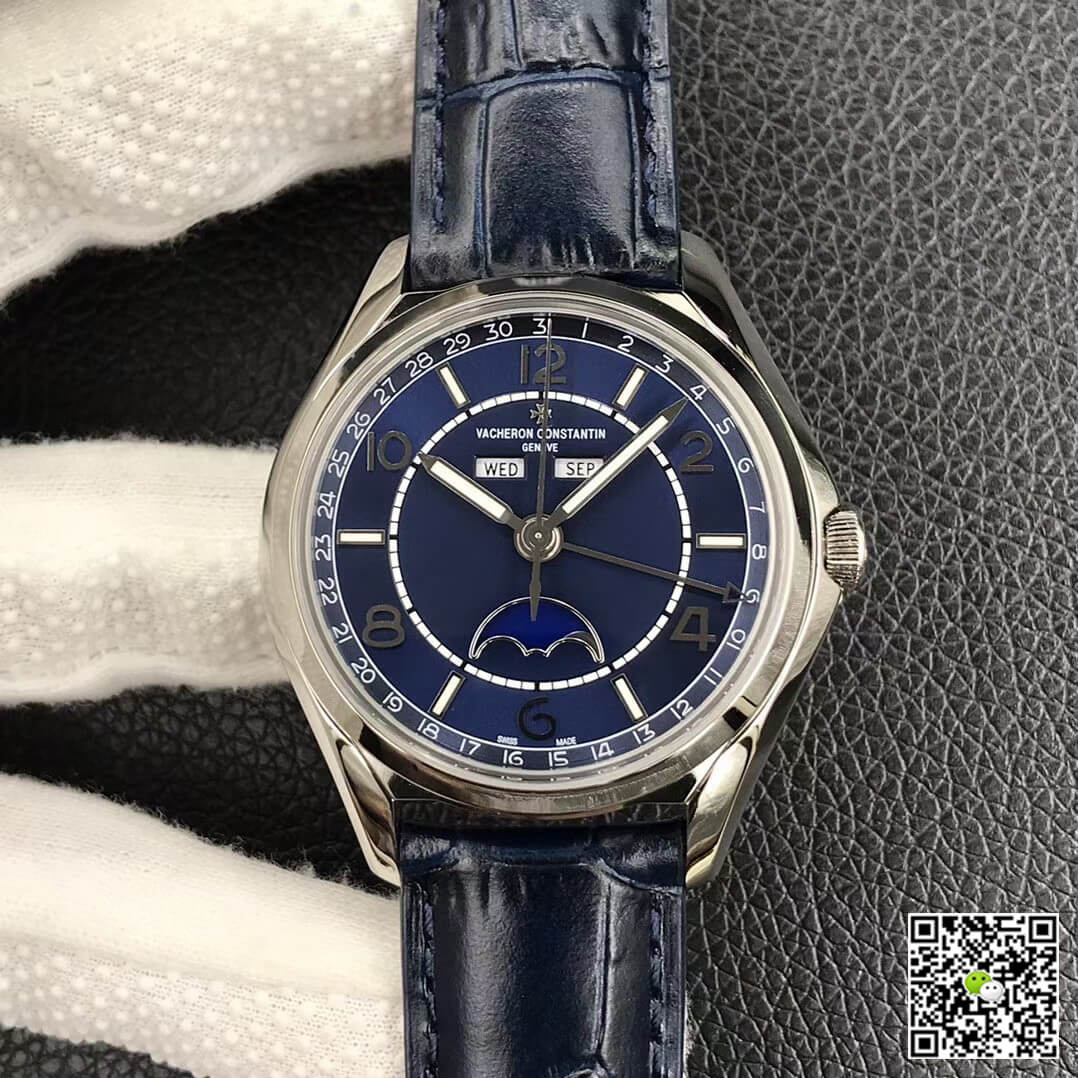 Best Replica Replica Vacheron Constantin FiftySix Day-Date 4000E/000A-B548 1:1 Best Edition ZF Factory Blue Dial - Colareps