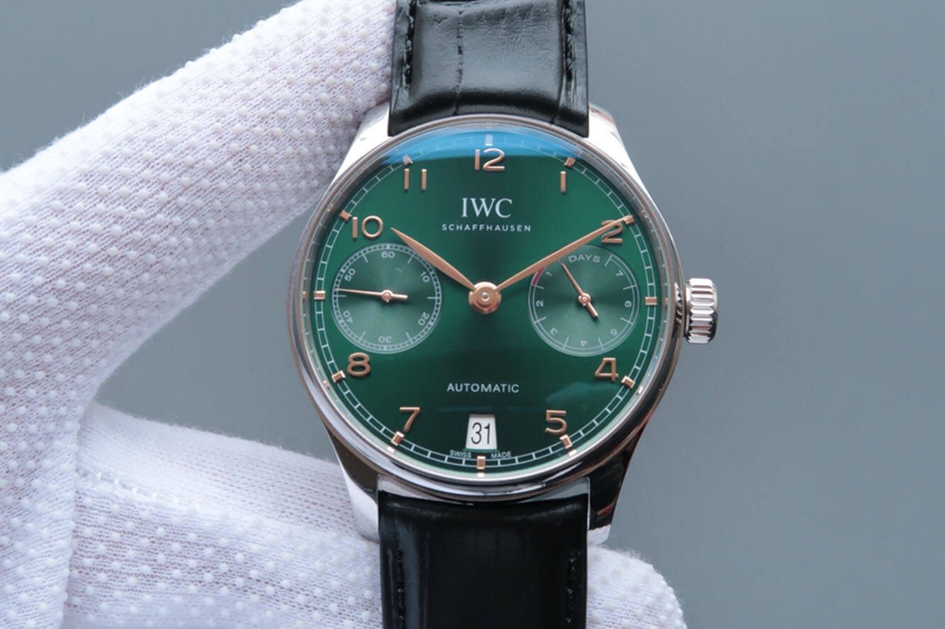 Best Replica Replica IWC Portugieser IW500708 1:1 Best Edition ZF Factory V5 Green Dial - Colareps
