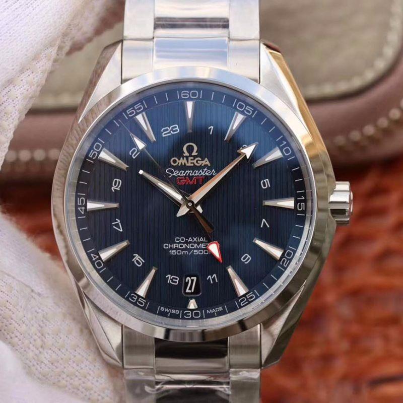 Best Replica Replica Omega Seamaster Aqua Terra 231.10.43.22.03.001 VS factory 1:1 Best Edition Swiss ETA8605 Blue Textured Dial - Colareps