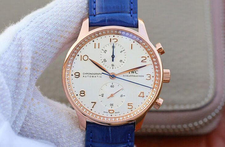 Best Replica Replica IWC Portuguese ZF Factory 1:1 Best Edition Blue Strap - Colareps