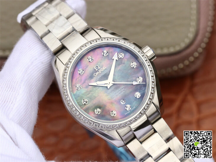 Best Replica Replica Omega Seamaster 231.15.34.20.57.001 Aqua Terra 150M 1:1 Best Edition 3S Factory Mother-Of-Pearl Dial - Colareps
