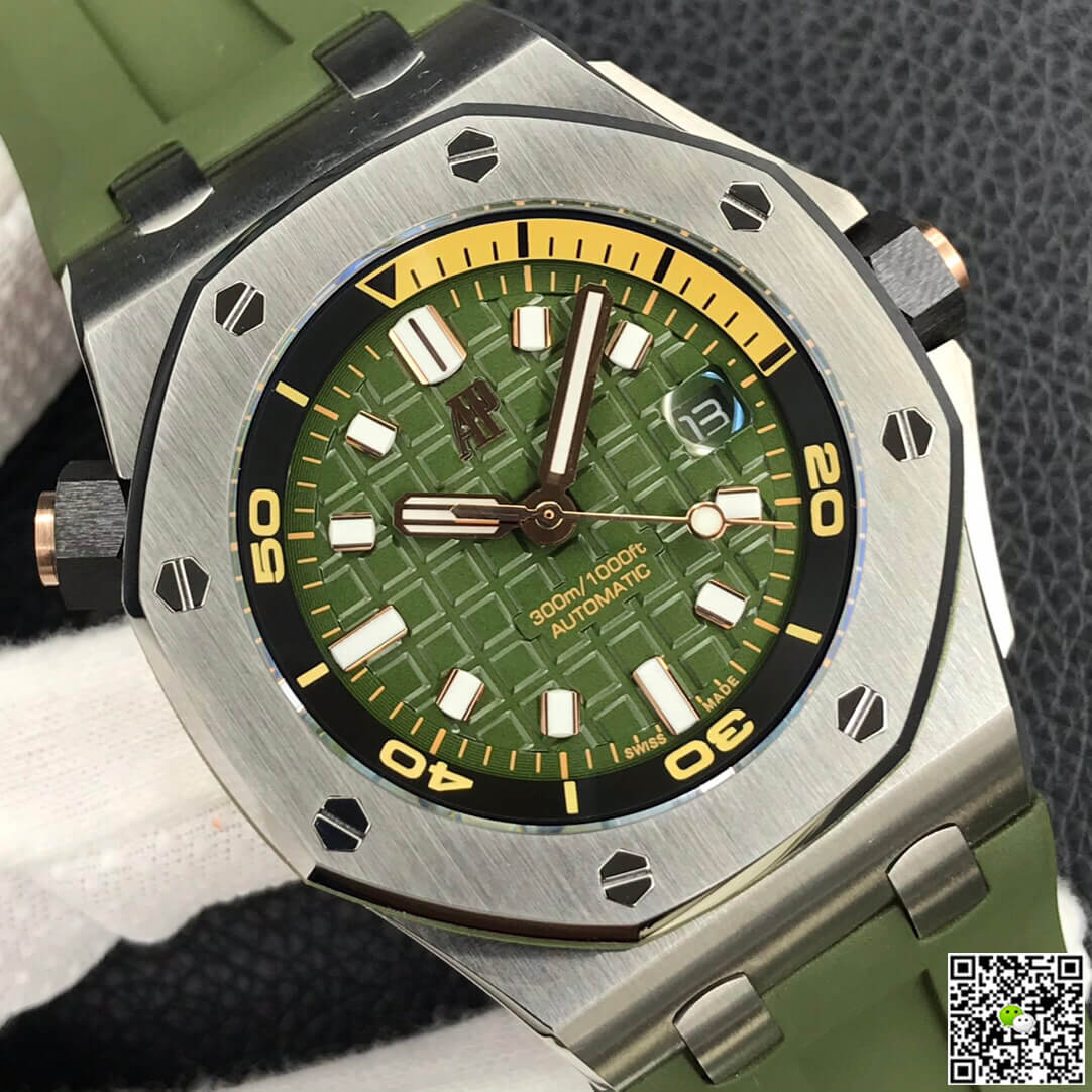 Best Replica Replica Audemars Piguet Royal Oak Offshore 15720ST.OO.A052CA.01 1:1 Best Edition BF Factory Army Green Dial - Colareps