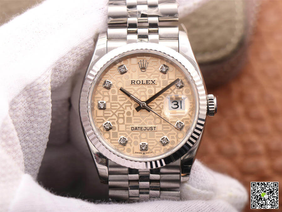 Best Replica Replica Rolex Datejust M126234-0023 1:1 Best Edition EW Factory Diamond Dial - Colareps