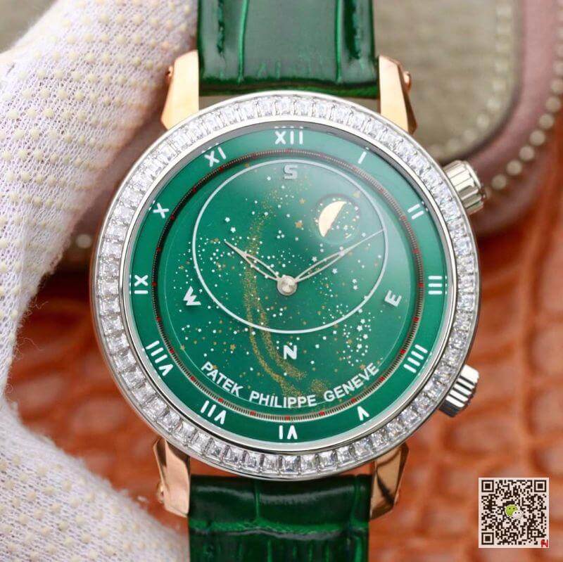 Best Replica Replica Patek Philippe Grand Complications 5102PR TW factory 1:1 Best Edition Swiss ETA240 Green Color - Colareps
