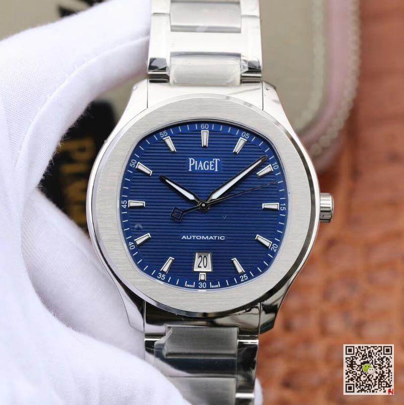 Best Replica Replica Piaget Polo  S G0A41002 MKS Factory 1:1 Best Edition Blue Textured Dial On Stainless Steel Bracelet Swiss ETA 1110 - Colareps