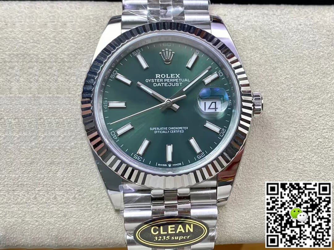 Best Replica Replica Rolex Datejust M126334-0027 1:1 Best Edition Clean Factory Mint Green Dial - Colareps