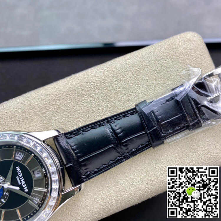 Best Replica Replica Patek Philippe Grand Complications 5205G 1:1 Best Edition KM Factory Diamond Bezel - Colareps