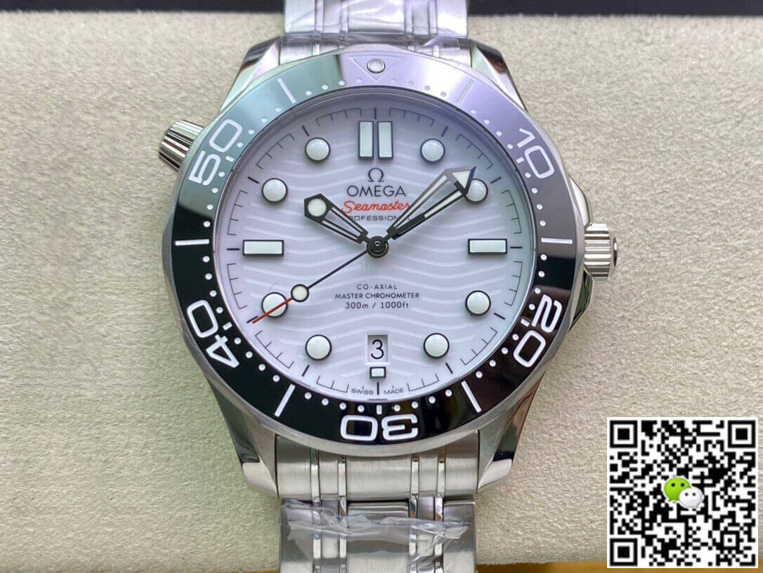 Best Replica Replica Omega Seamaster Diver 300M 210.30.42.20.04.001 1:1 Best Edition OR Factory White Dial - Colareps