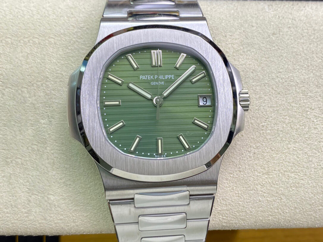 Best Replica Replica Patek Philippe Nautilus 5711/1A 1:1 Best Edition PPF Factory Olive Green Dial - Colareps