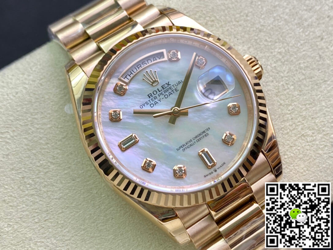 Best Replica Replica Rolex Day Date M128235-0029 1:1 Best Edition EW Factory Rose Gold - Colareps