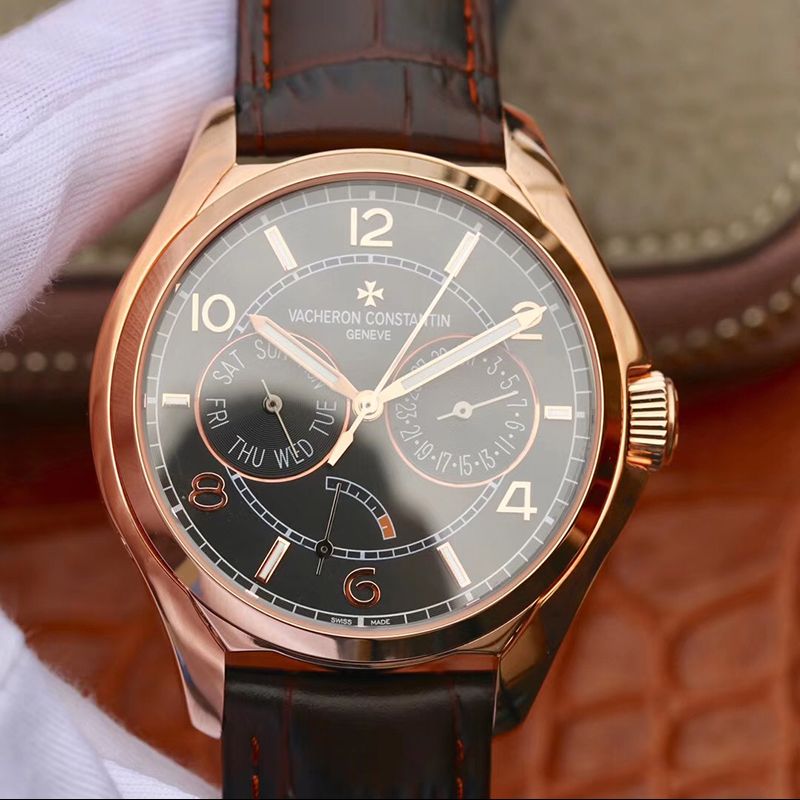 Best Replica Replica Vacheron Constantin FiftySix Day-Date 4400E/000R/B436 40mm Rosegold Case 1:1 Best Edition Swiss ETA2475 - Colareps