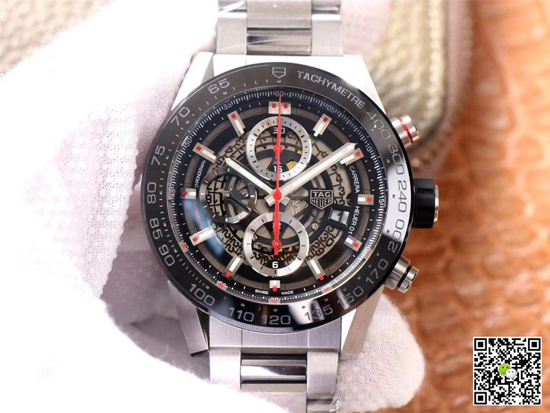 Best Replica Replica TAG Heuer Carrera CAR2A1W.BA0703 1:1 Best Edition XF Factory Black Dial Swiss HEUER 01 - Colareps