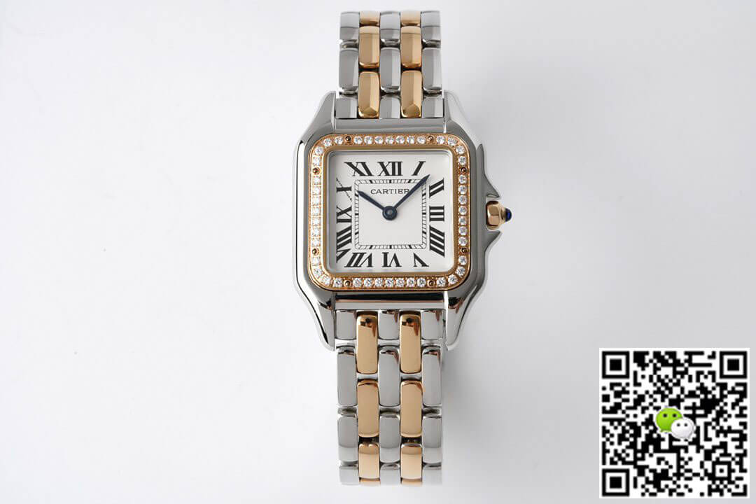 Best Replica Replica Panthere De Cartier W3PN0007 27MM 1:1 Best Edition BV Factory White Dial - Colareps