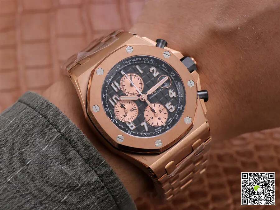 Best Replica Replica Audemars Piguet Royal Oak Offshore 26470O 1:1 Best Edition JF Factory Black Dial - Colareps