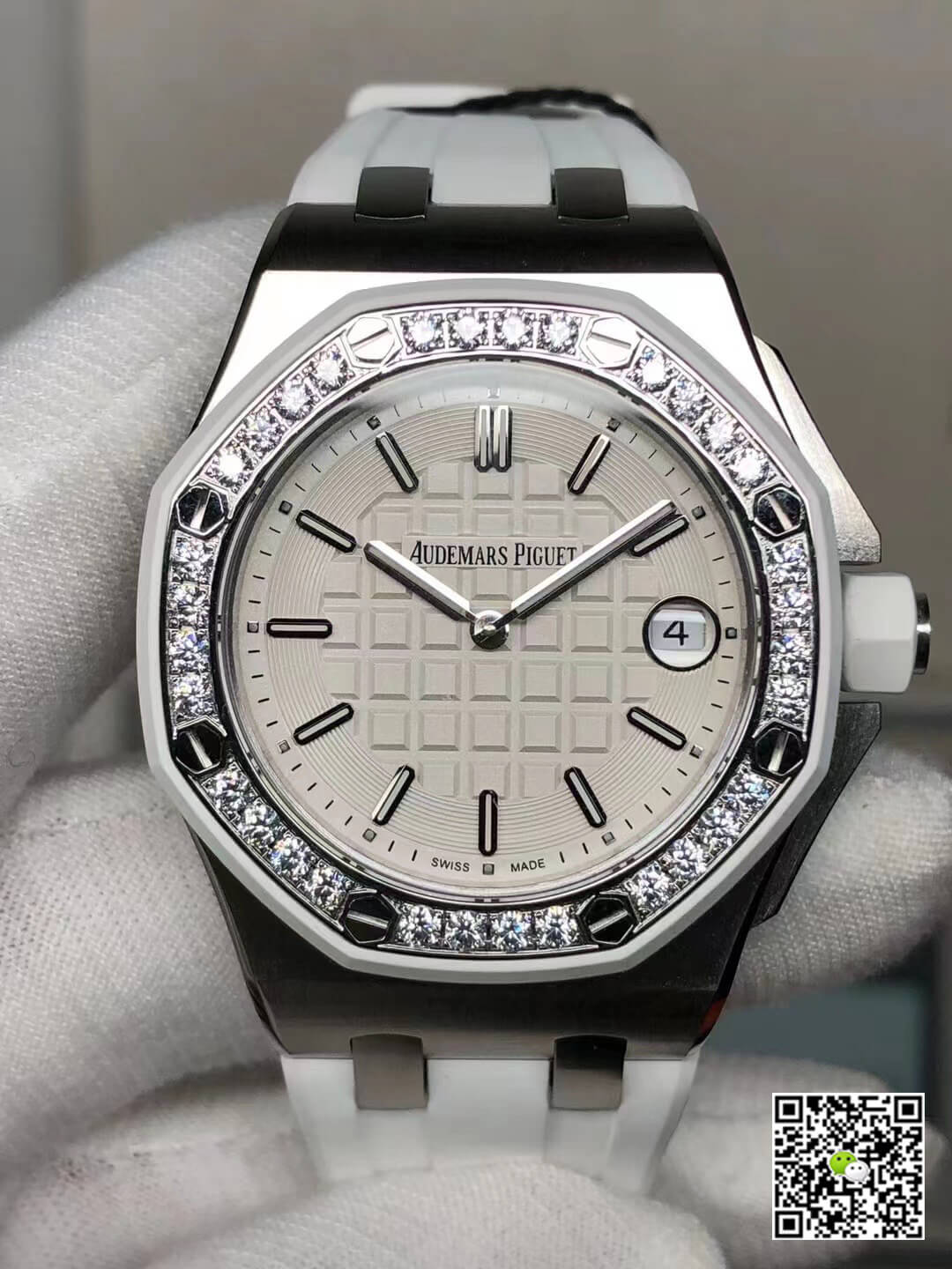 Best Replica Replica Audemars Piguet Royal Oak Offshore 67540SK.ZZ.A010CA.01 1:1 Best Edition White Dial - Colareps