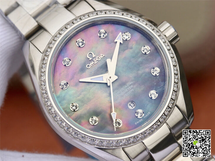 Best Replica Replica Omega Seamaster 231.15.34.20.57.001 Aqua Terra 150M 1:1 Best Edition 3S Factory Mother-Of-Pearl Dial - Colareps