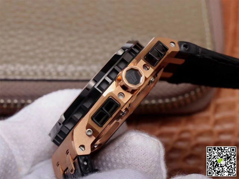 Best Replica Replica Audemars Piguet Royal Oak Offshore 26078RO.OO.D002CR.01 1:1 Best Edition JF Factory Rose Gold Swiss ETA3126 - Colareps