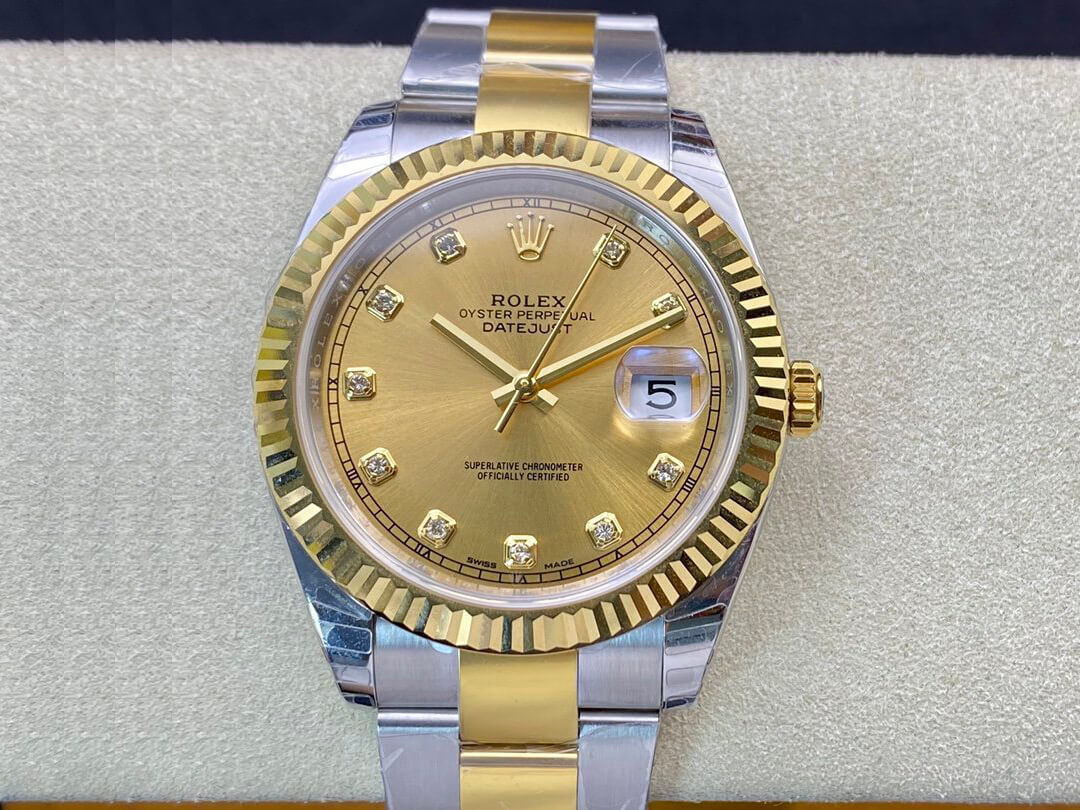Best Replica Replica Rolex Datejust M126333-0011 1:1 Best Edition EW Factory Champagne Dial - Colareps