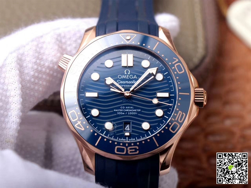 Best Replica Replica Omega Seamaster 210.62.42.20.03.001 1:1 Best Edition VS Factory Blue Dial Swiss ETA8801 - Colareps