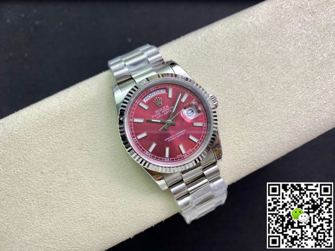 Best Replica Replica Rolex Day Date 118239 1:1 Best Edition EW Factory Cherry Dial - Colareps